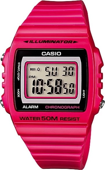 наручные часы casio w-215h-4a 