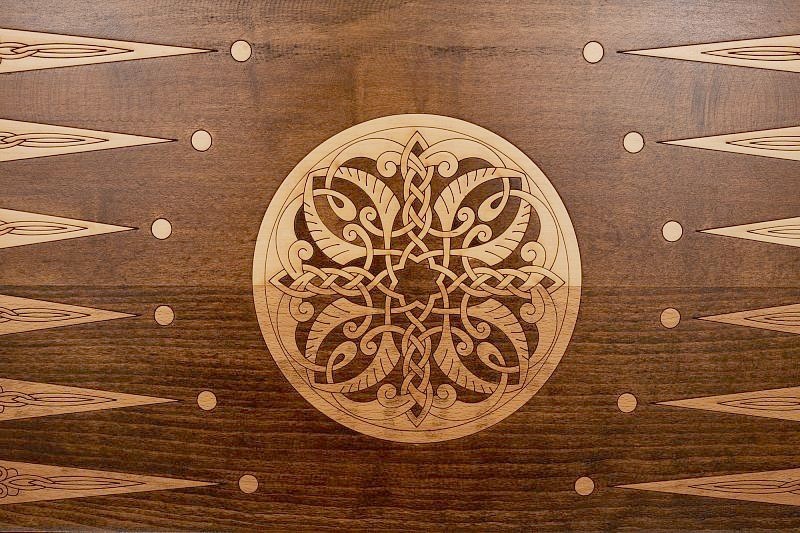 Нарды резные "Орнамент", Mirzoyan 