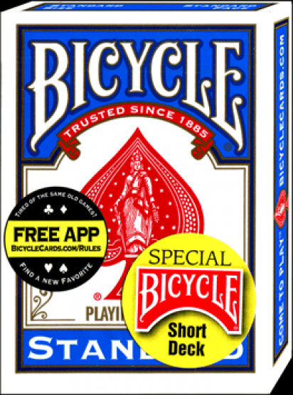 Карты "Bicycle Standard Short Blue" 
