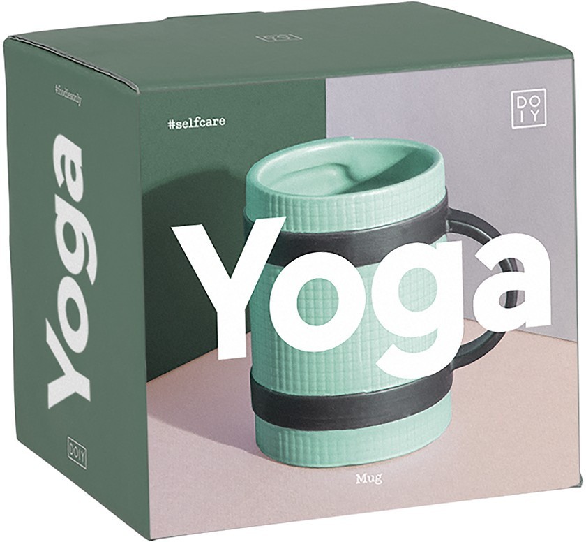 Кружка yoga mug зеленая 