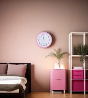 Настенные часы la minor 705 розовые
