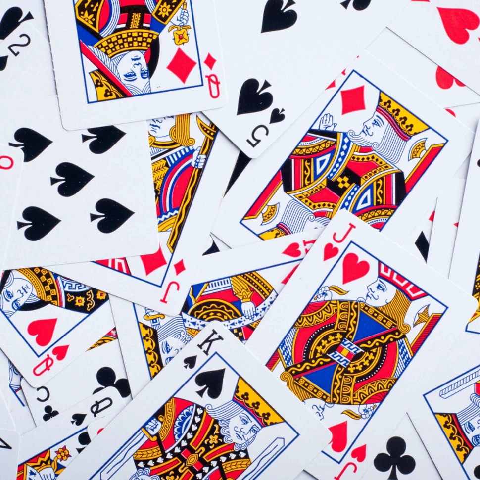 Карты "100% Plastic Rally Playing Сards red" 