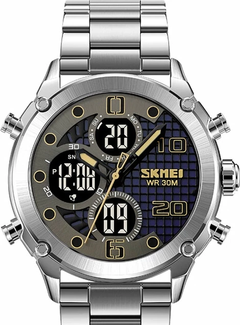 Наручные часы skmei 1975ssibk silver/black steel 
