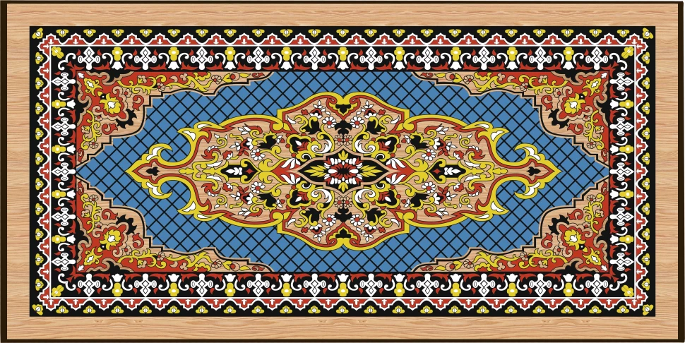 Нарды + Шашки Сирия Голубые средние (Россия, дерево, 50 см), Partida 