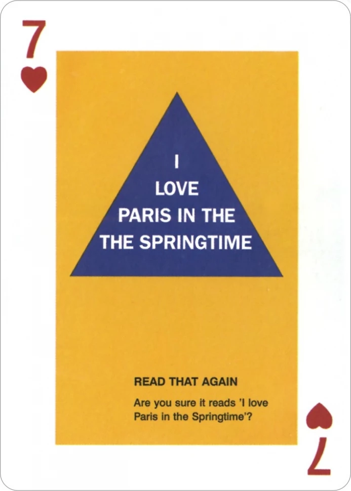 Карты "Optical Illusions Playing Card Deck" 