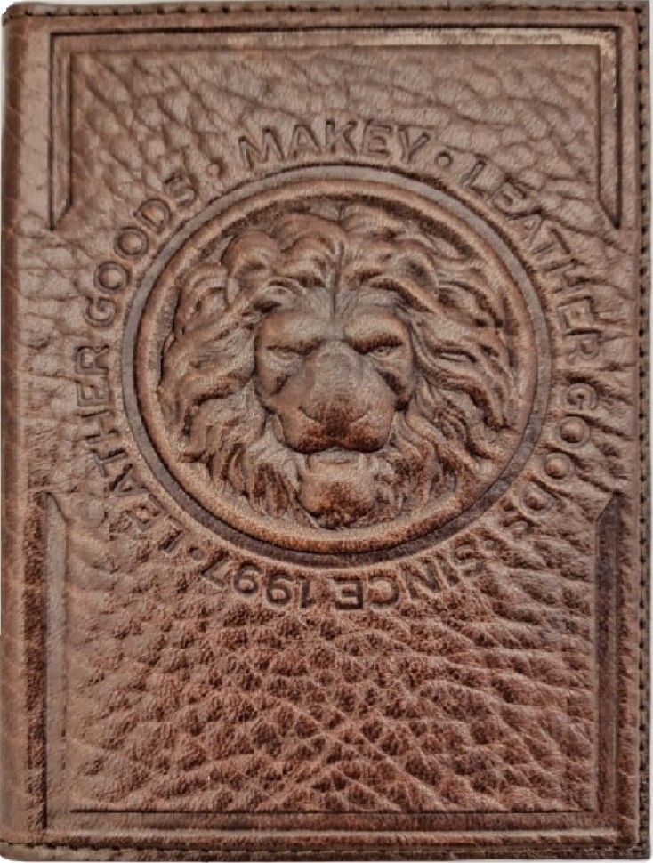 Обложка на паспорт «Royal». Цвет тоскана 
