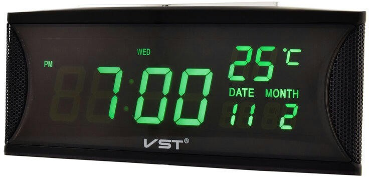 VST719W-4 220В зел.цифры+USB кабель (без адаптера) говорящие 