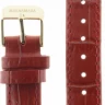 Ремешки maknamara 16 мм красн крокодил зол заст mp-16085 