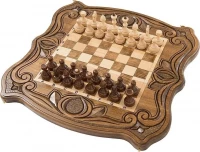 Шахматы + нарды резные 50, am451, Mirzoyan