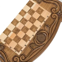 Шахматы + нарды резные 50, am451, Mirzoyan