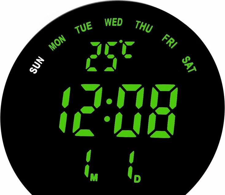 Сетевые часы vst915-4 зел.цифры 