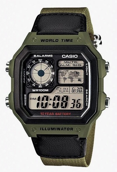 Наручные часы casio   ae-1200whb-3b 