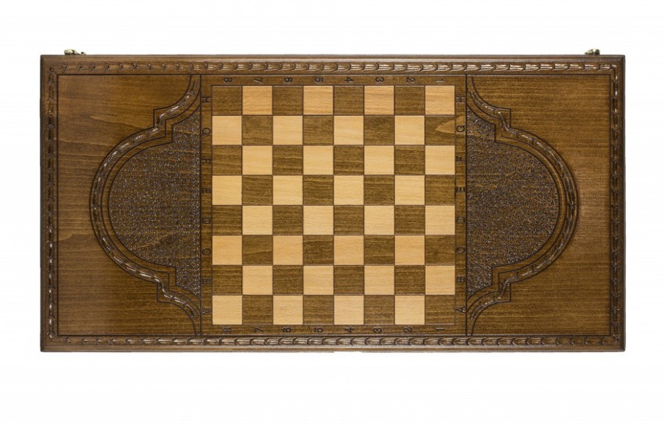 Нарды резные "Армянский узор 14" 60, Haleyan 