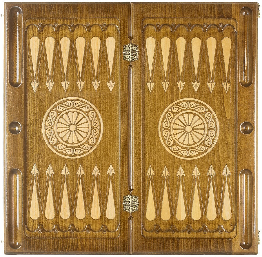 Нарды резные "Армянский узор 14" 60, Haleyan 