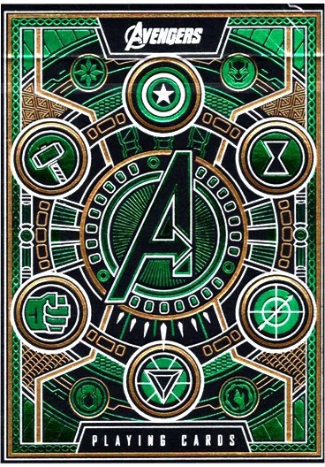Карты "Theory11 Avengers Infinity Saga Green Edition" 