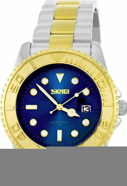 Skmei 9295TGDBU silver/gold-blue 