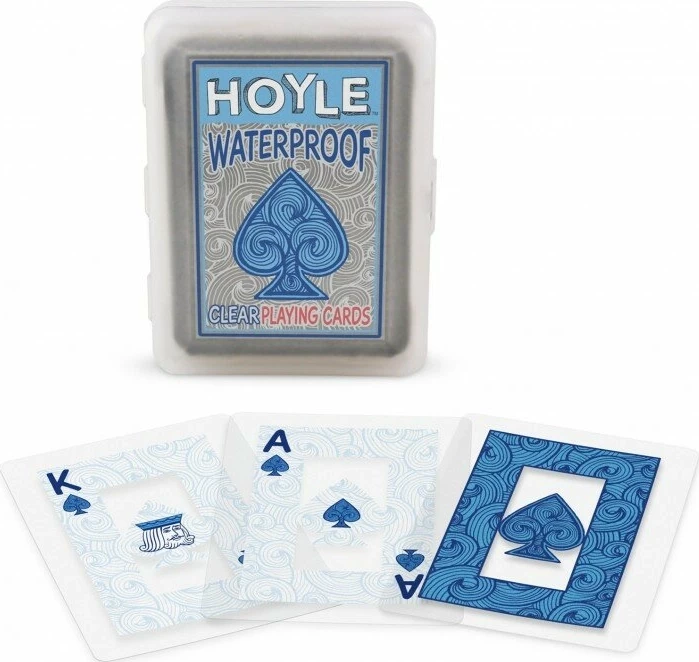 Карты "Hoyle Waterroof Plastic With Blue Spade Deck Standard Index" 