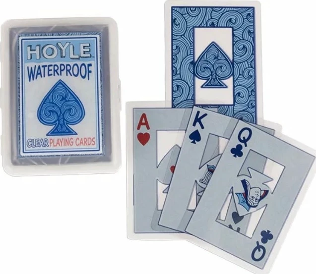 Карты "Hoyle Waterroof Plastic With Blue Spade Deck Standard Index" 
