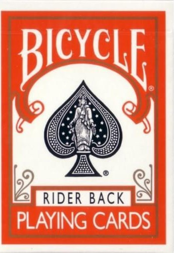 Карты "Bicycle rider back standard poker plaing cards Orange back" 