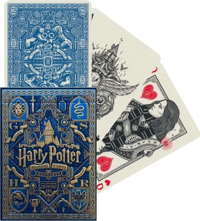 Карты "Theory11 Harry Potter Deck - Blue (Raven Claw)" 