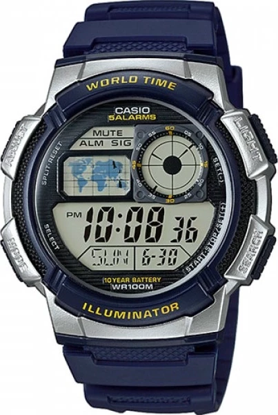 наручные часы casio ae-1000w-2a 