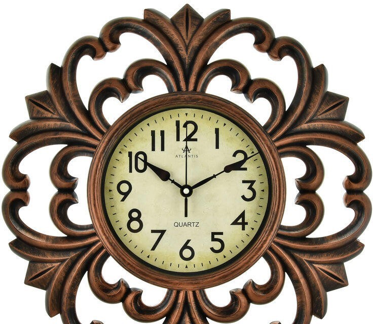 Настенные часы atlantis 326-5 red bronze 
