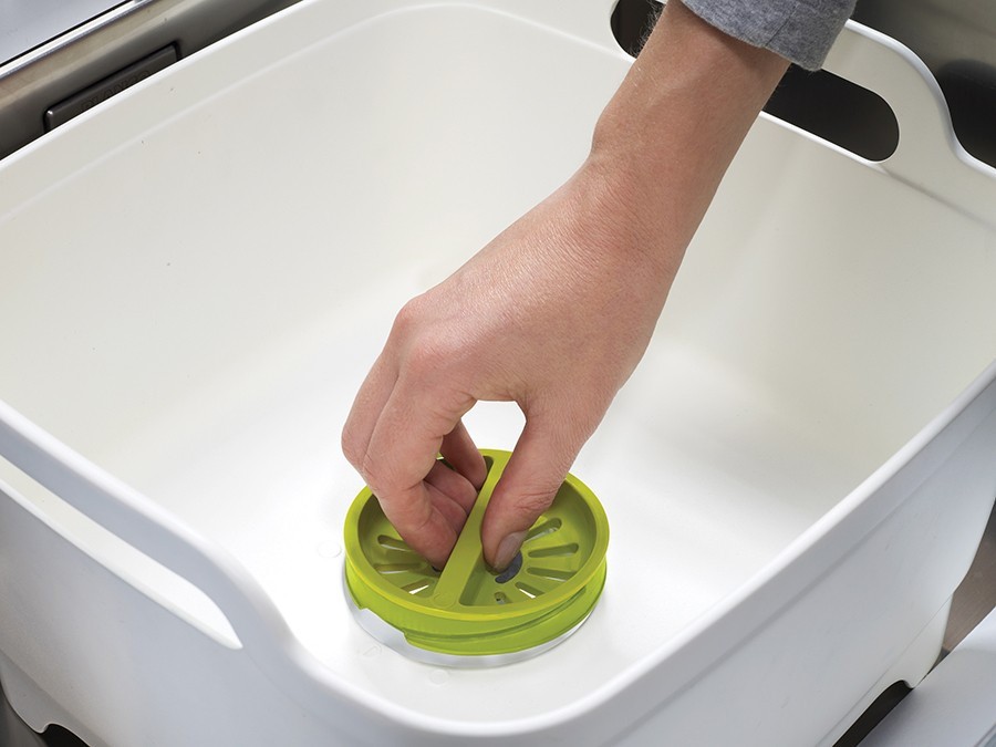 Контейнер для мытья посуды wash&drain™, серый 