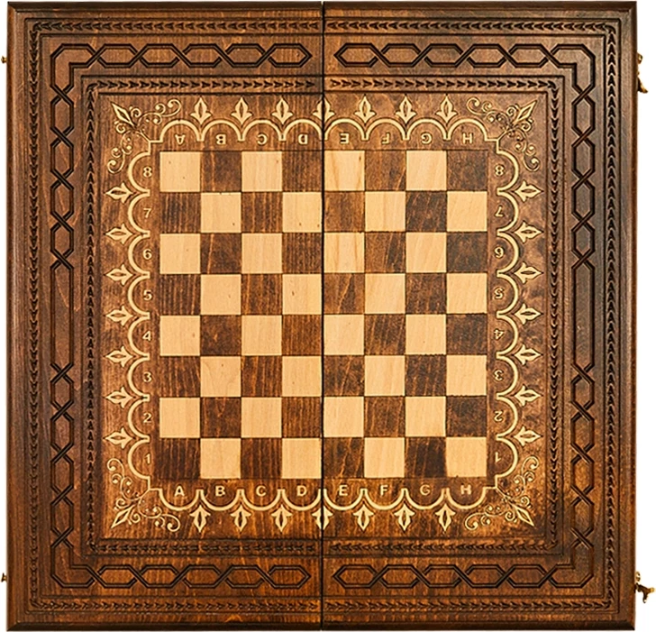 Шахматы + нарды резные Каринэ 50, Ustyan 