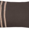 Подушка декоративная базовая braids серо-коричневого цвета из коллекции ethnic, 30х45 см 