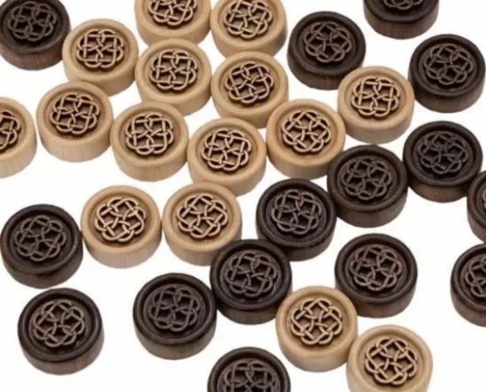 Фишки резные "Узор 2", Mirzoyan 