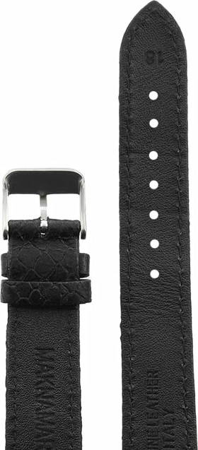 Ремешки maknamara 18 мм змея чер сер заст mp-18007 