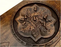 Нарды резные &quot;Ветвь дуба&quot;, Mkhitaryan