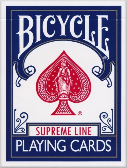 Карты "Bicycle Supreme Line Standard Index blue" 