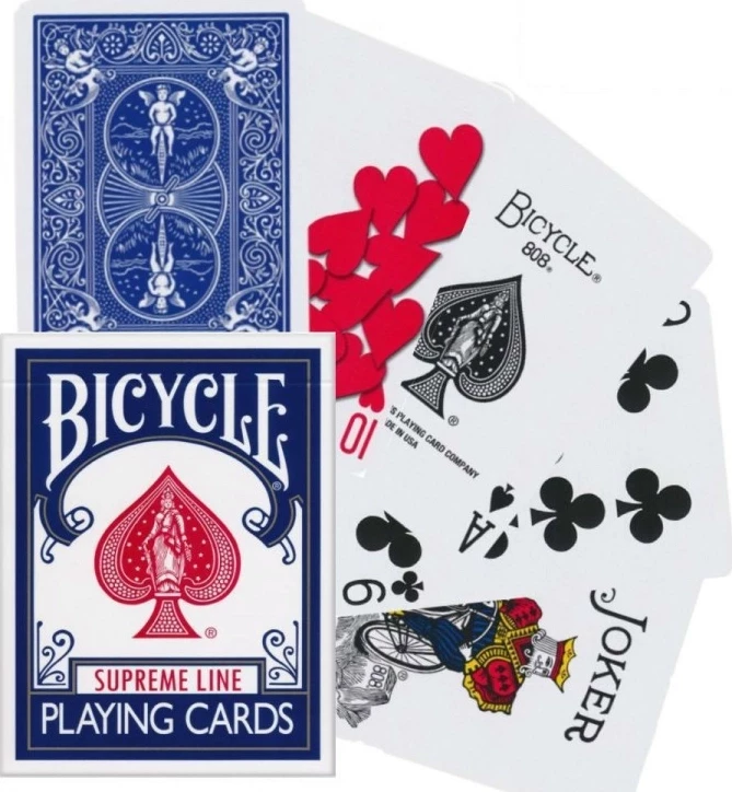 Карты "Bicycle Supreme Line Standard Index blue" 