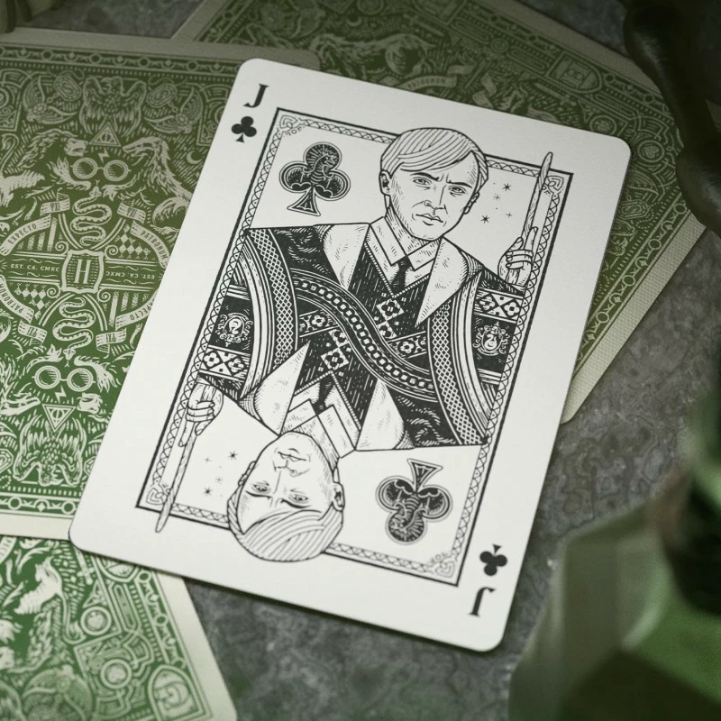 Карты "Theory11 Harry Potter Deck - Green (Slytherin)" 