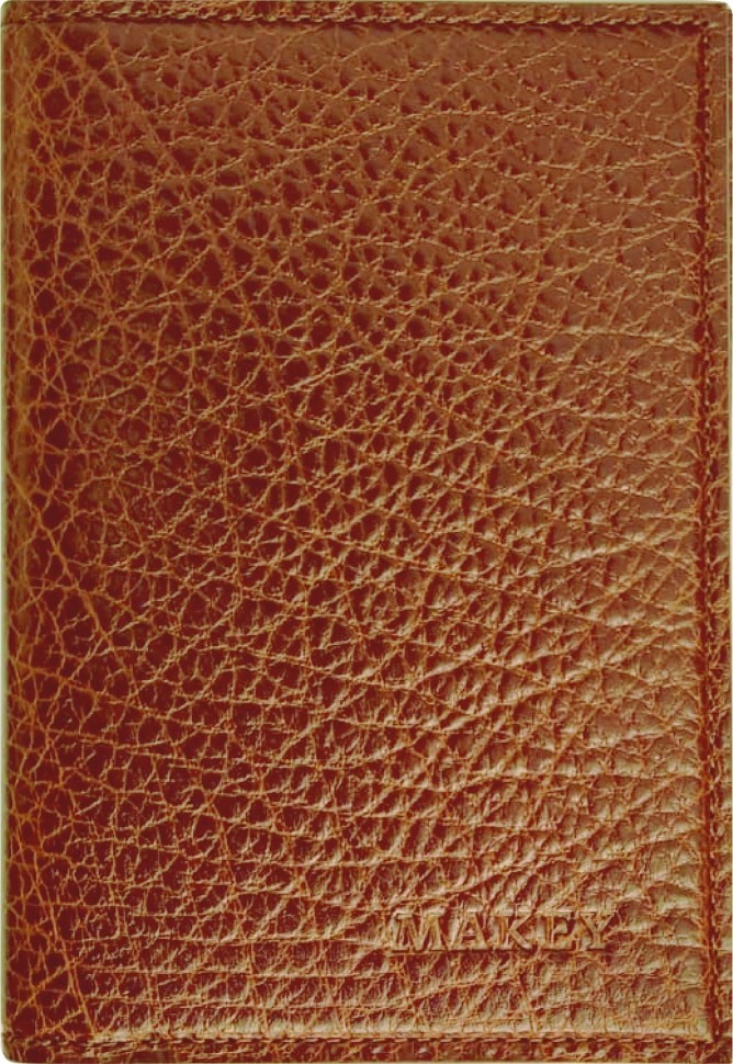 Обложка для паспорта с карманами «Классика». Цвет тоскана 