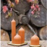 Свеча декоративная оранжевого цвета из коллекции edge, 25,5см 