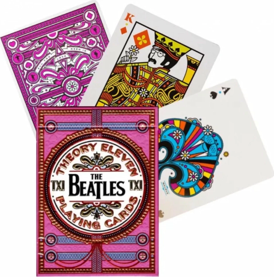 Карты "Theory11 The Beatles Pink" 