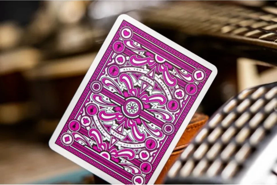 Карты "Theory11 The Beatles Pink" 