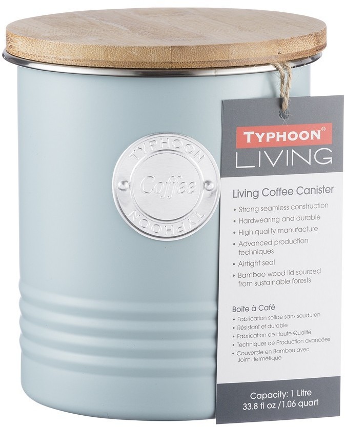 Емкость для хранения кофе living голубая 1 л 