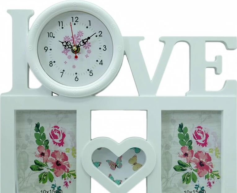 Настенные часы la minor h-167 бел мультирамка 