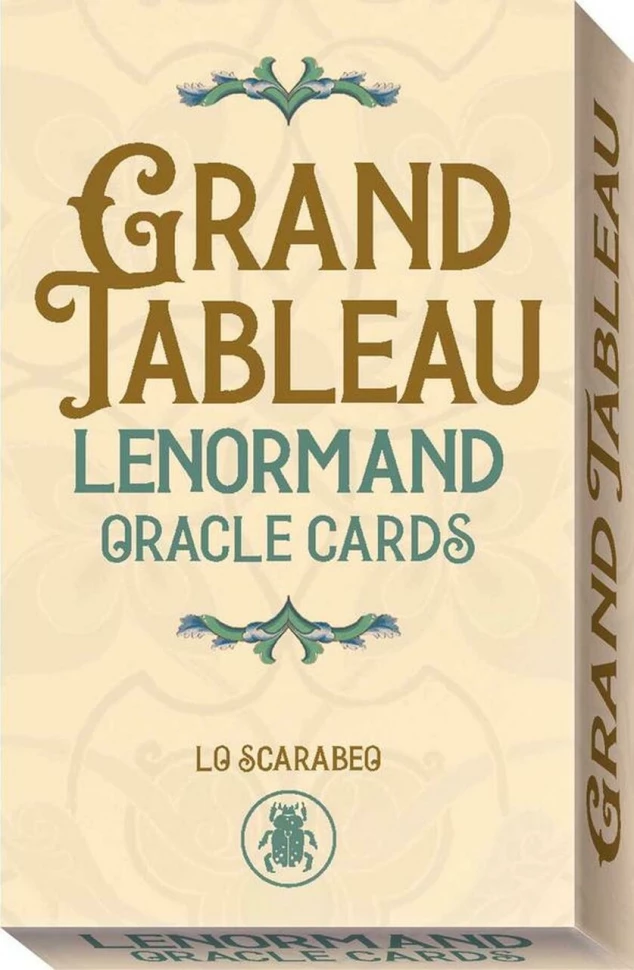 Карты Таро "Grand Tableau Lenormand Oracle Cards" Lo Scarabeo / Оракул Ленорман Гранд Табло 