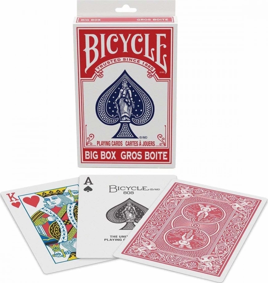 Карты "Bicycle Big Box Red" 