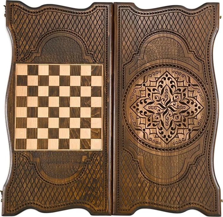 Нарды резные "Армянский узор 7" 60, Ustyan 