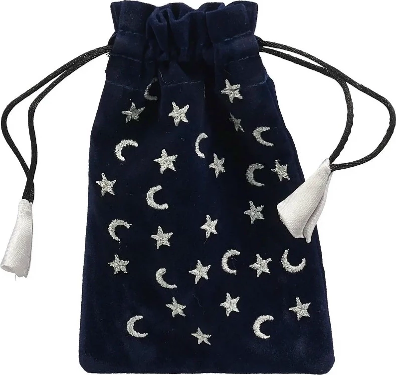 Мешочек для карт ТАРО / Tarot Bag Mini Moon and Stars 
