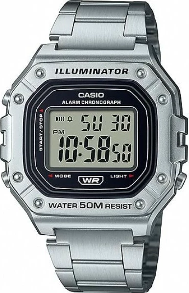 наручные часы casio w-218hd-1a 