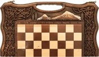 Шахматы + Нарды резные Арарат 2 50, Haleyan