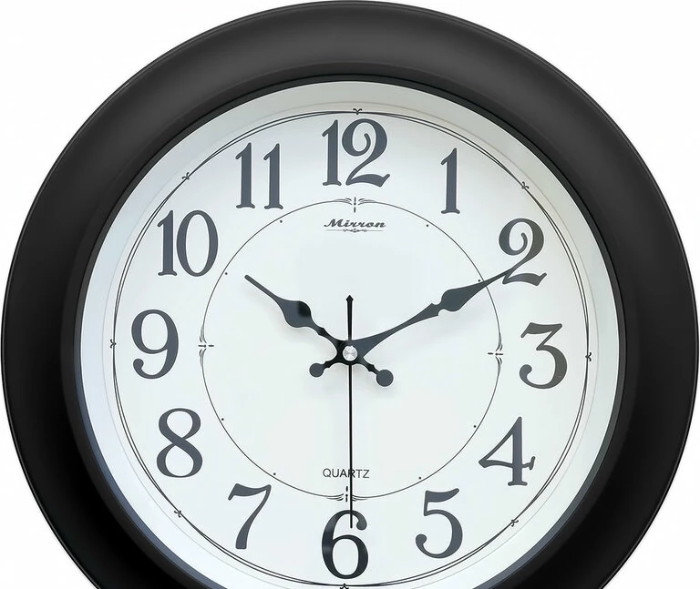 Настенные часы mirron p2849a ЧБ 