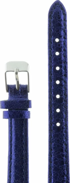 Ремешки maknamara 12 мм синий блес. сереб заст МР-12096 