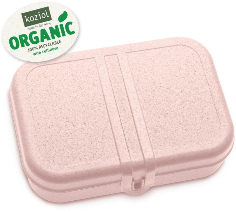 Ланч-бокс pascal, organic, 23,3х6,7х17 см, розовый 